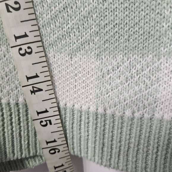 Aeropostale womens white and green plaid top size XL - Picture 3 of 8